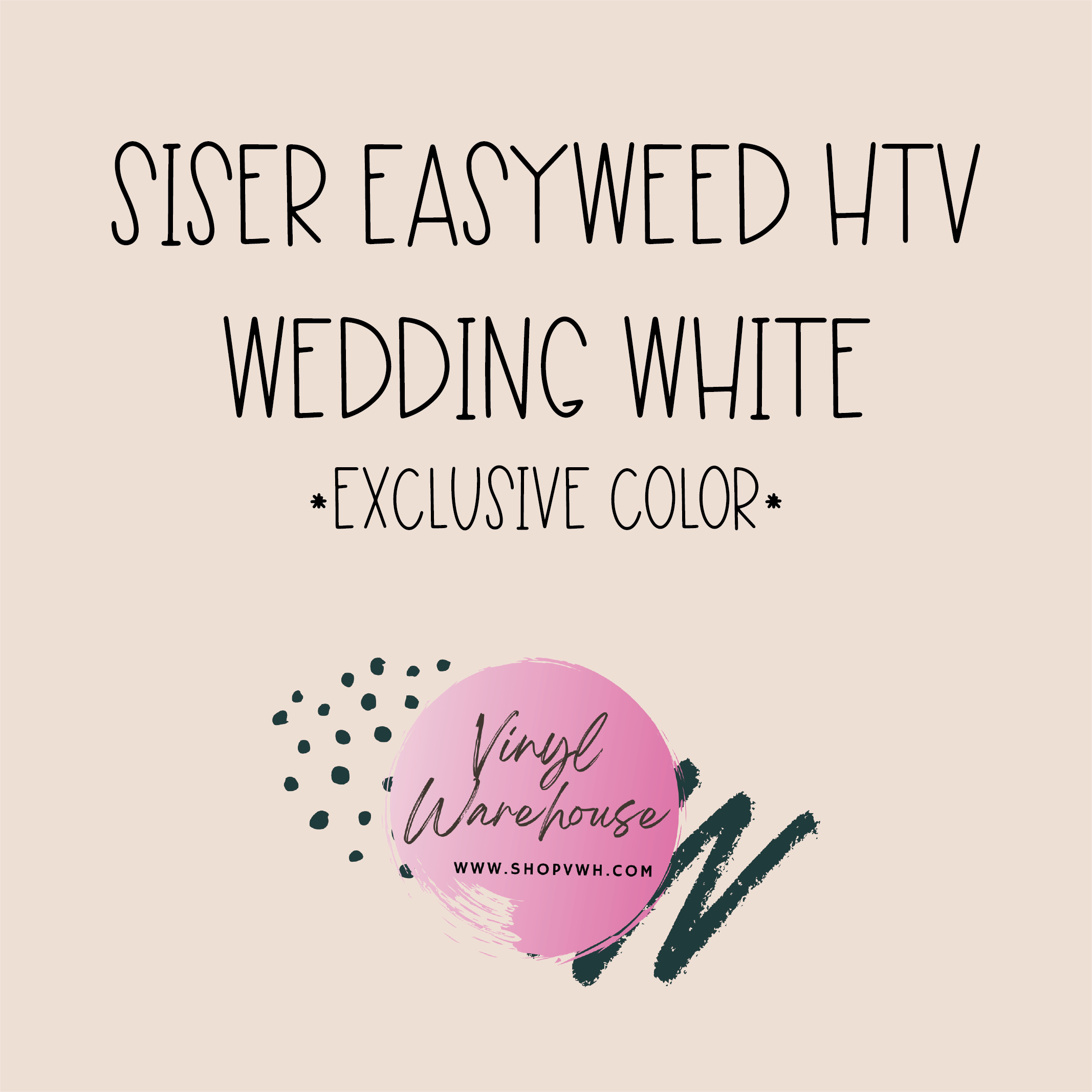 Siser EasyWeed Wedding White HTV
