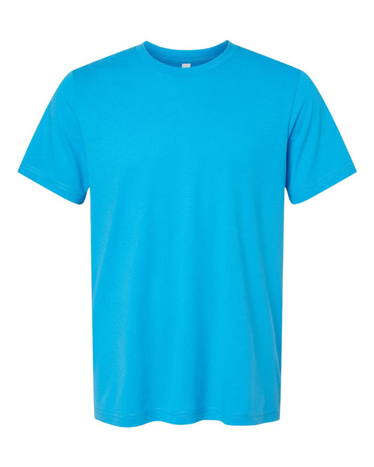 Bella + Canvas Unisex Crew Tee - Neon Blue