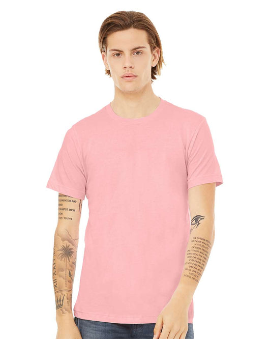 Bella + Canvas Unisex Crew Tee - Pink