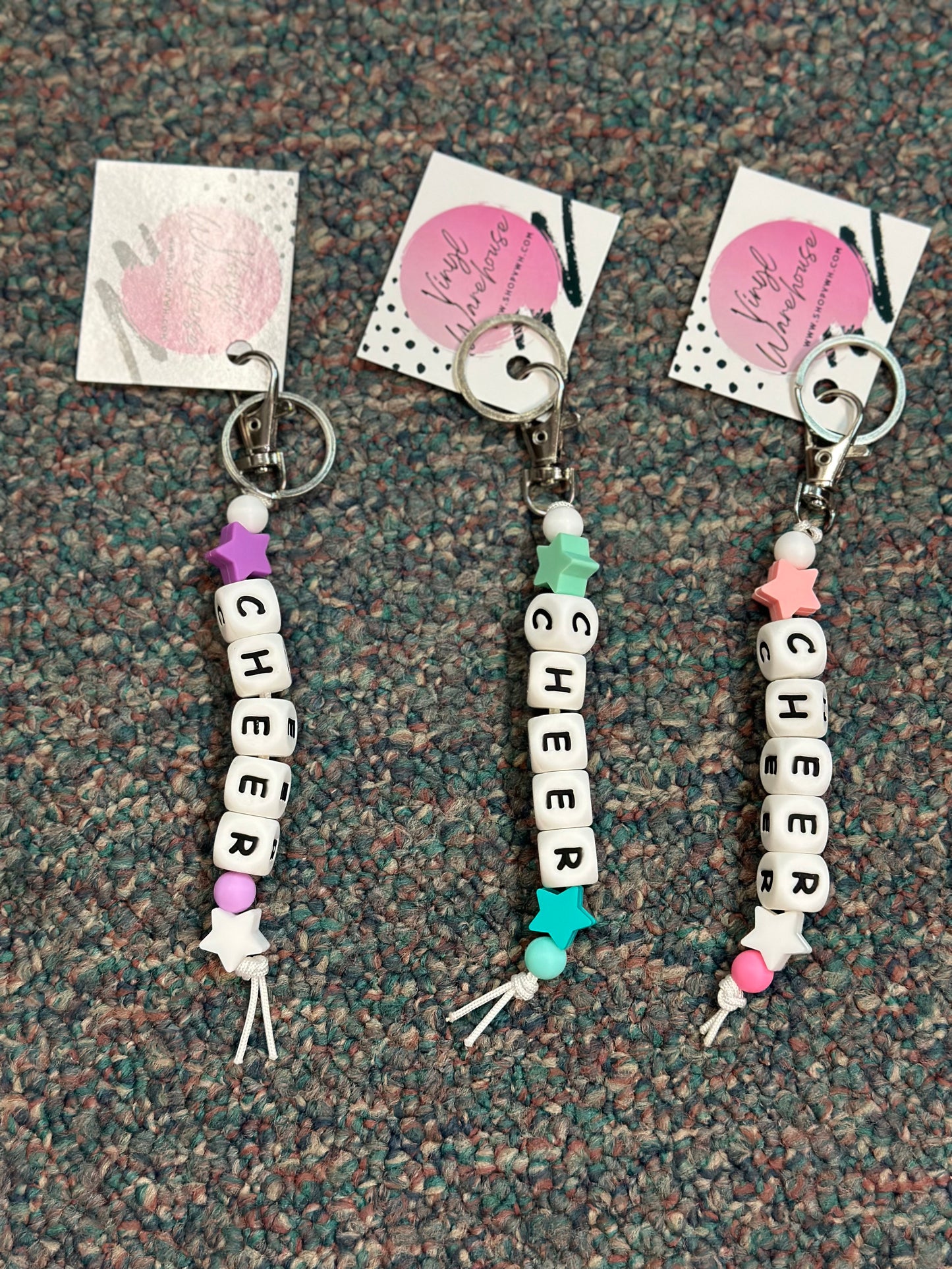 Silicone Bead Keychains