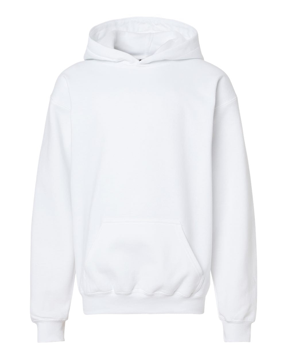 Gildan Softstyle® Youth Midweight Hooded Sweatshirt  - White