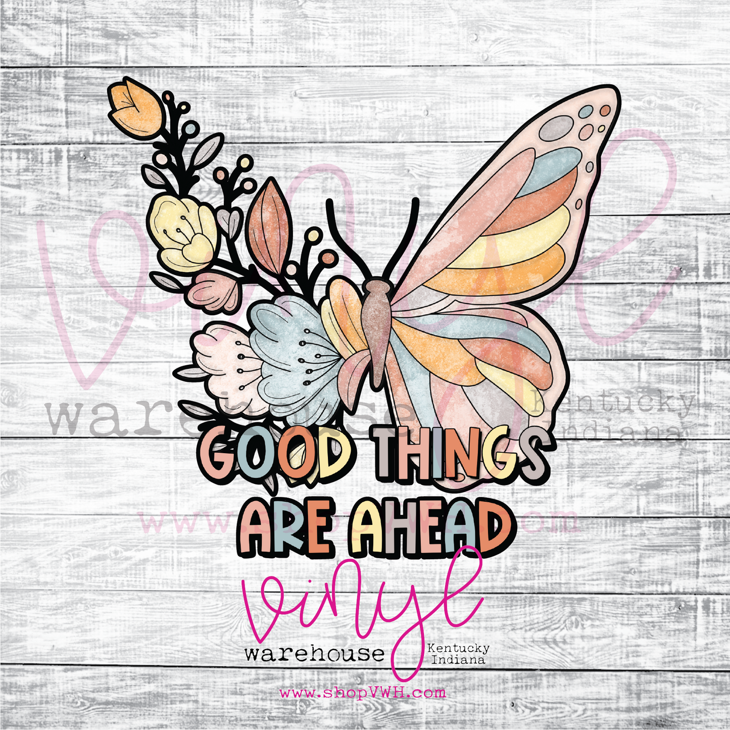 Good Things Are Ahead - Heat Transfer Print