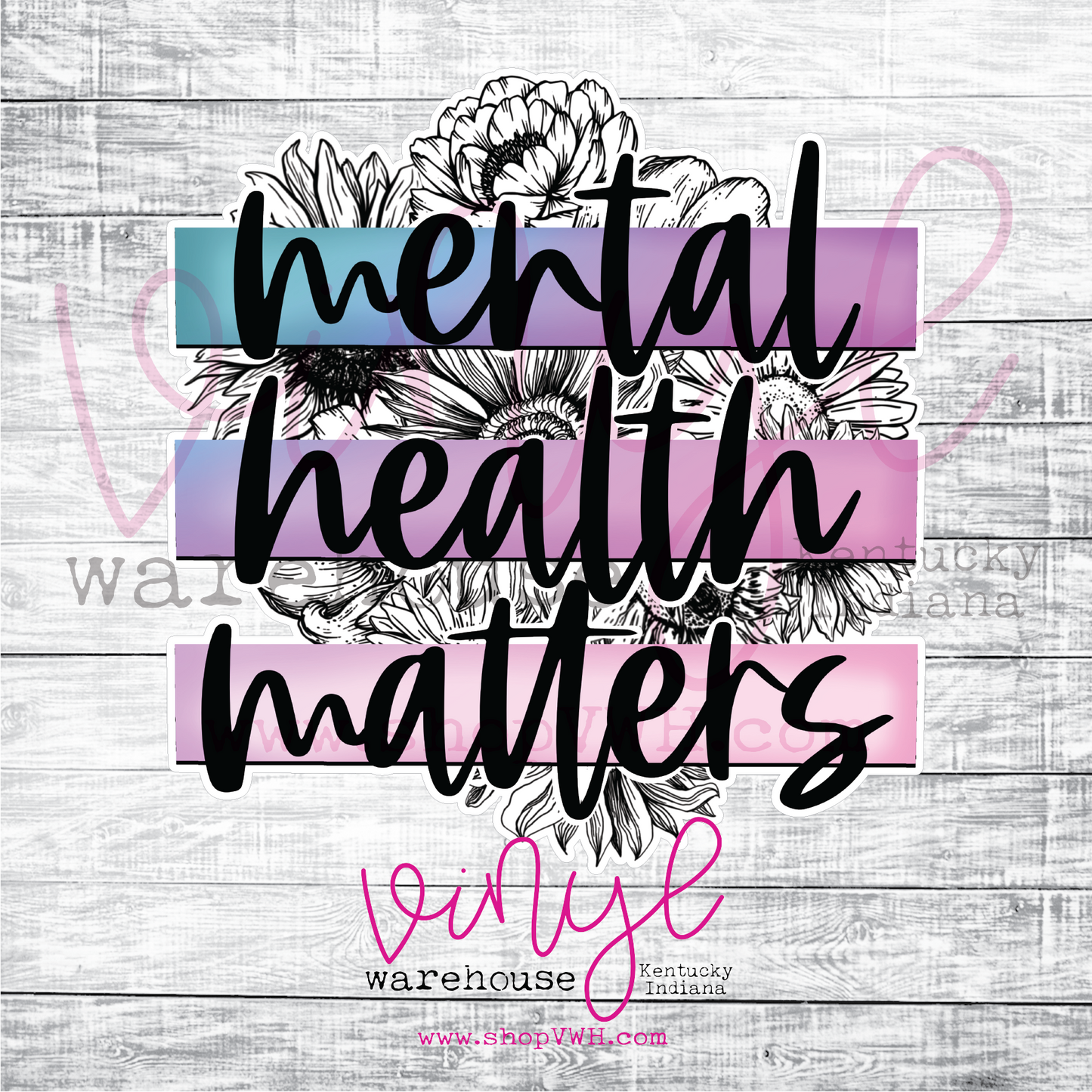 Mental Health Matters - Heat Transfer Print