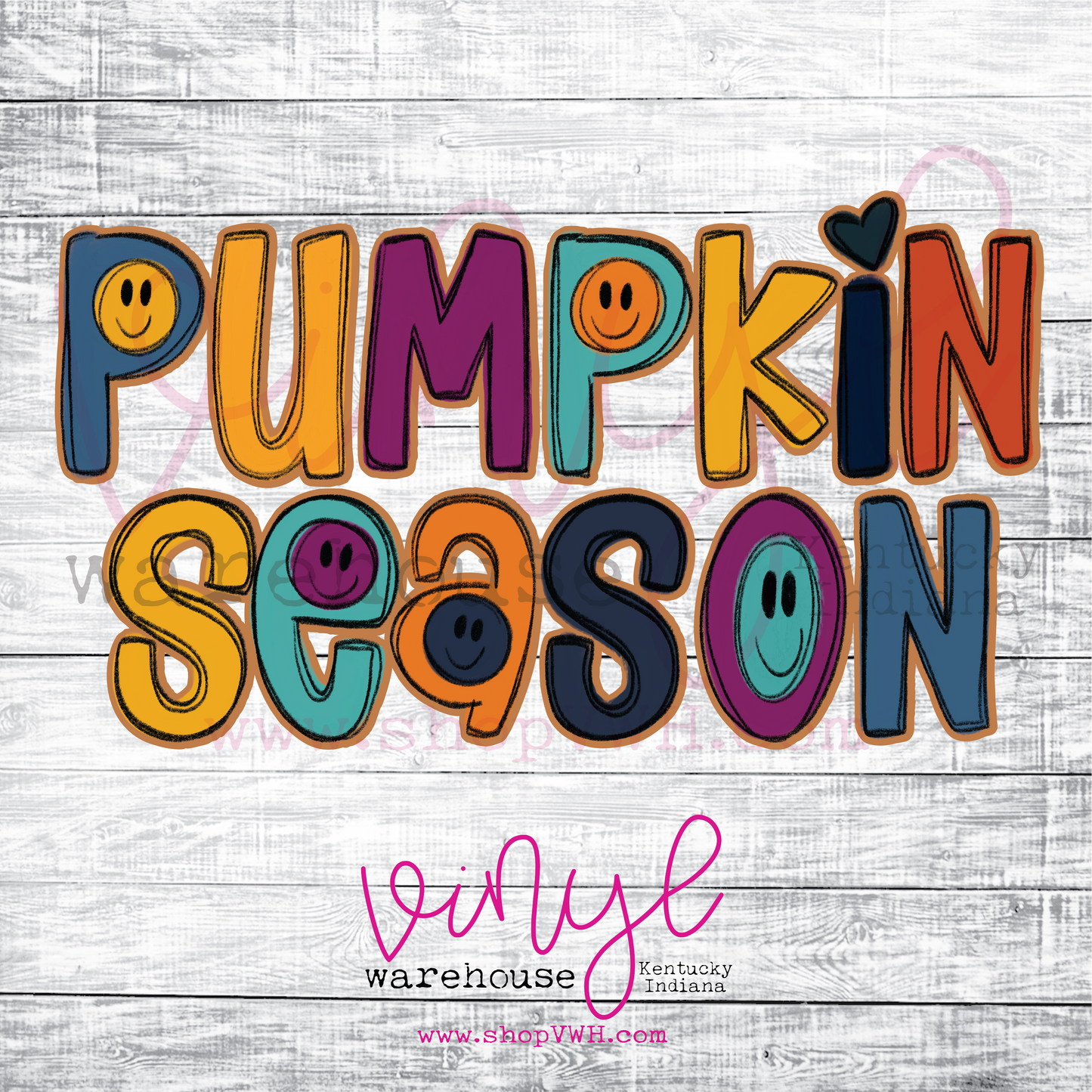 Pumpkin Season - Heat Transfer Print