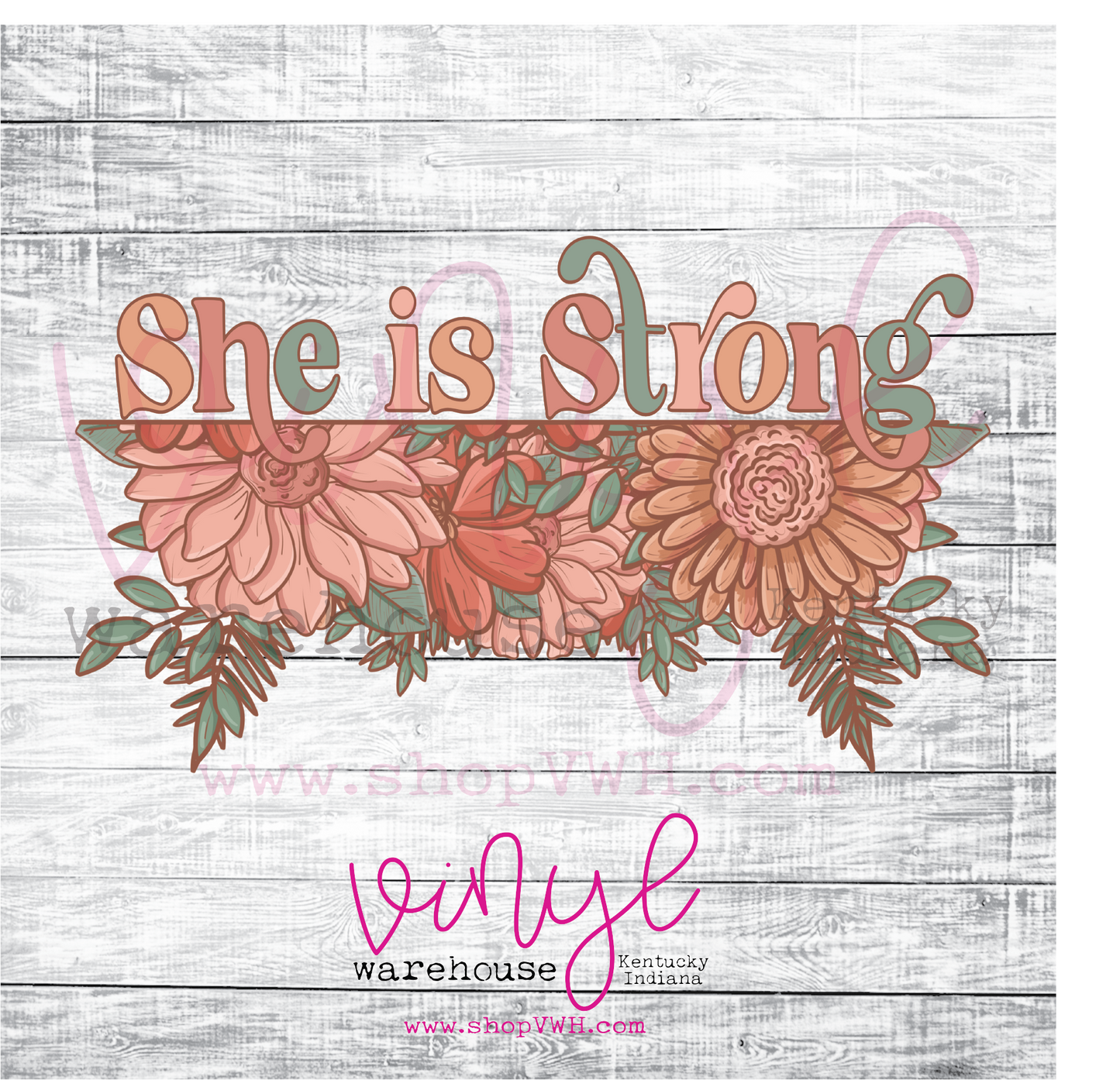 She Is Strong - Heat Transfer Print