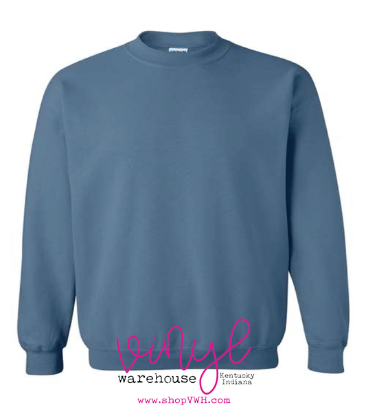 Gildan Crew Neck Sweatshirt - Indigo Blue