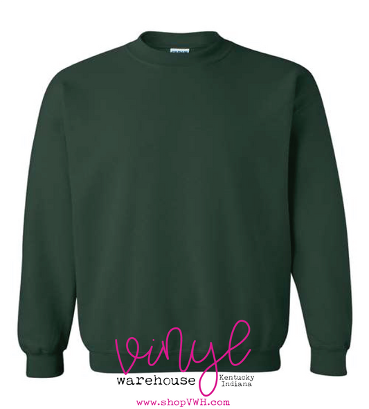 Gildan Crew Neck Sweatshirt - Forest