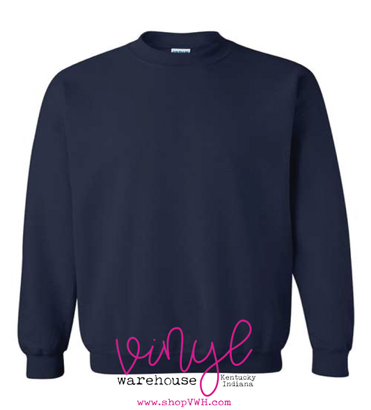 Gildan Crew Neck Sweatshirt - Navy