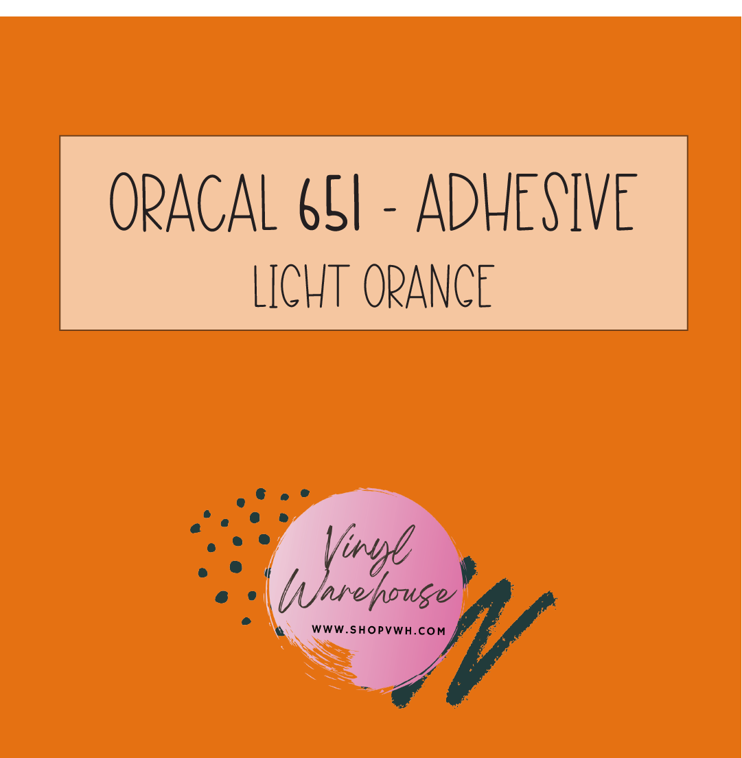 Oracal 651 - 036 Light Orange