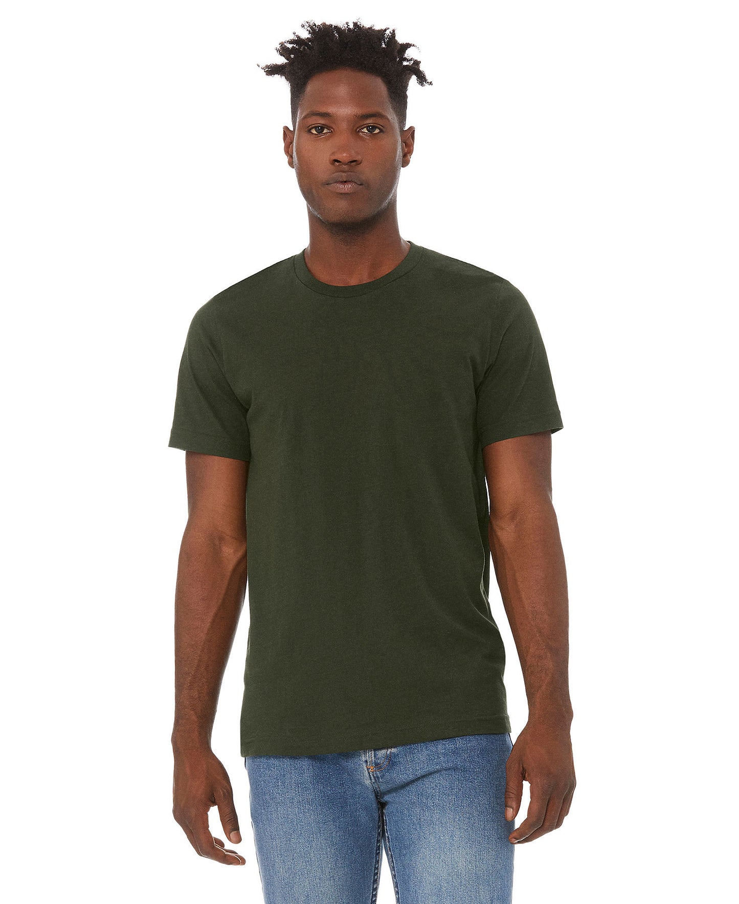 Bella + Canvas Unisex Crew Tee - Dark Olive