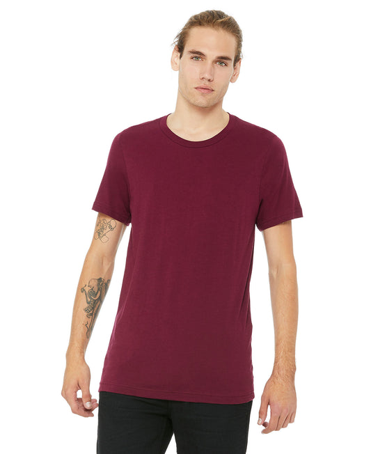 Bella + Canvas Unisex Crew Tee - Maroon