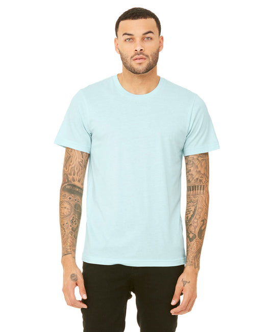 Bella + Canvas Unisex Crew Tee - Heather Ice Blue