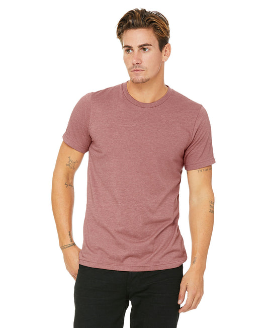 Bella + Canvas Unisex Crew Tee - Heather Mauve