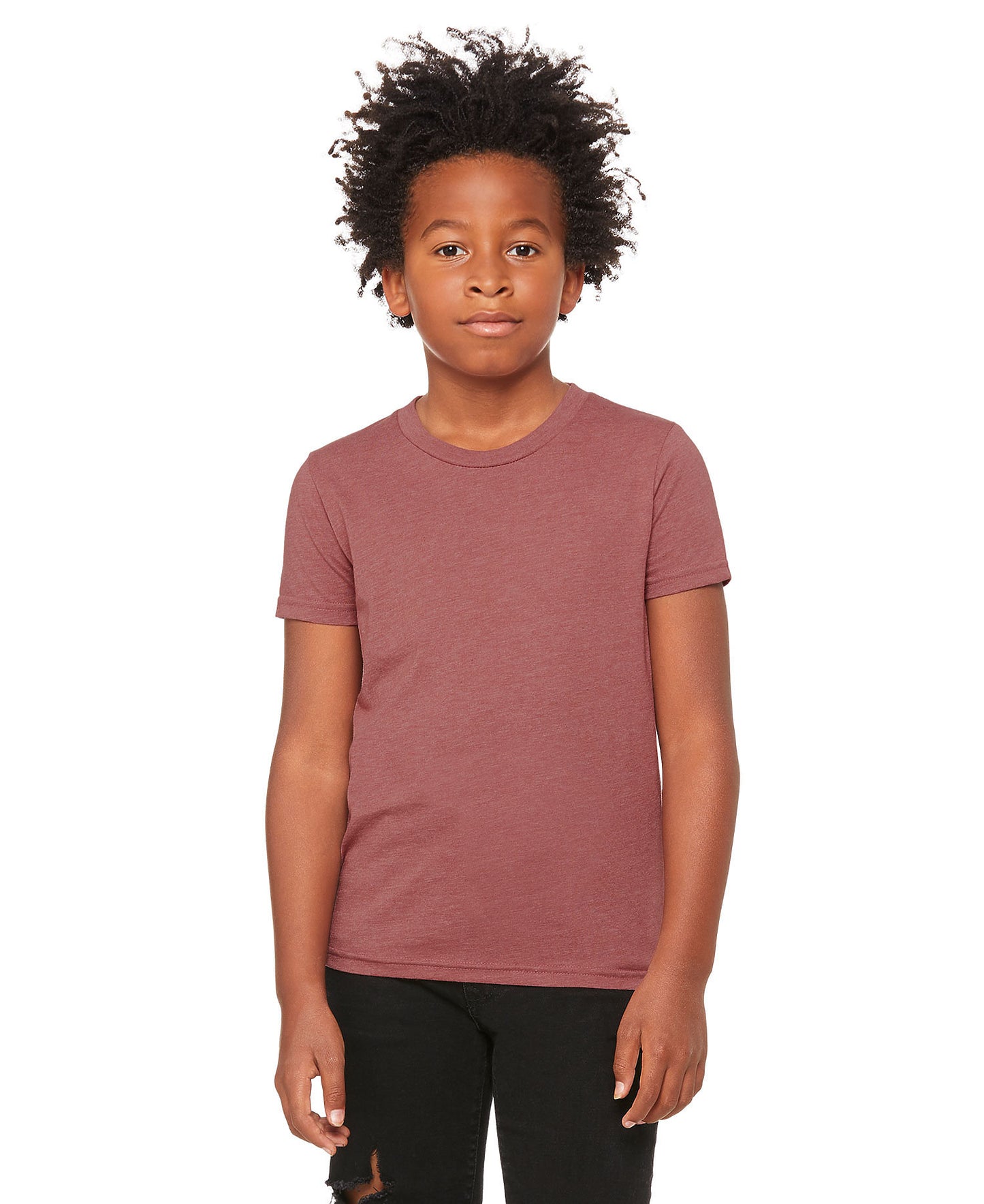 Bella + Canvas Youth Tee - Heather Mauve