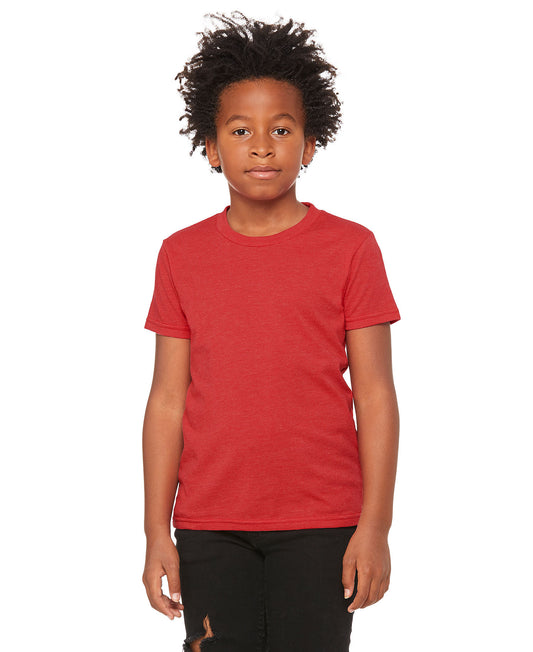 Bella + Canvas Youth Tee - Heather Red