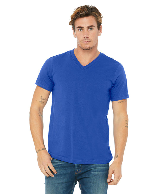 Bella + Canvas Unisex Vneck Tee - True Royal