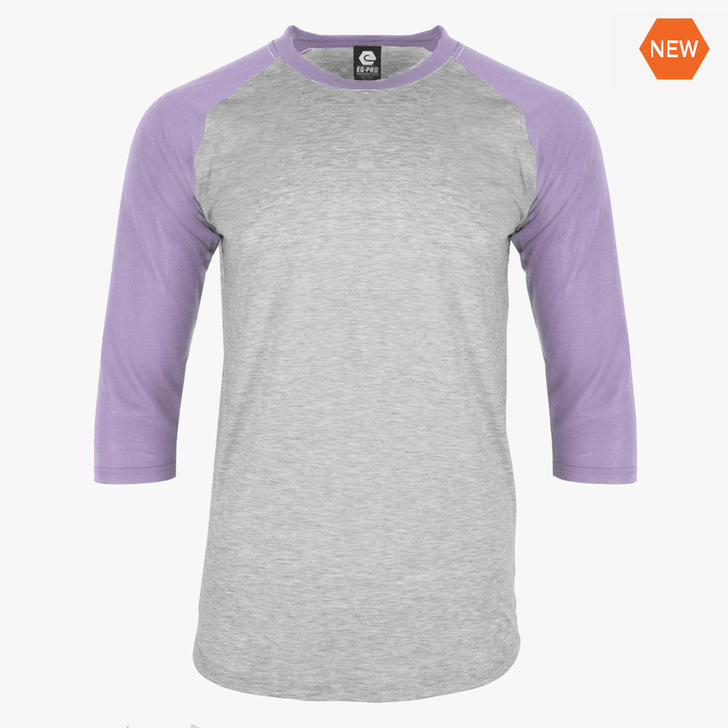 EGPRO Poly Adult Raglan - Lavender w/ Gray Body