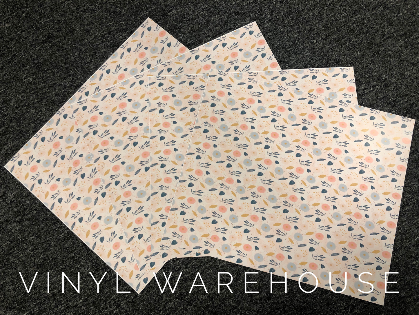 Navy Splatter - Printed HTV