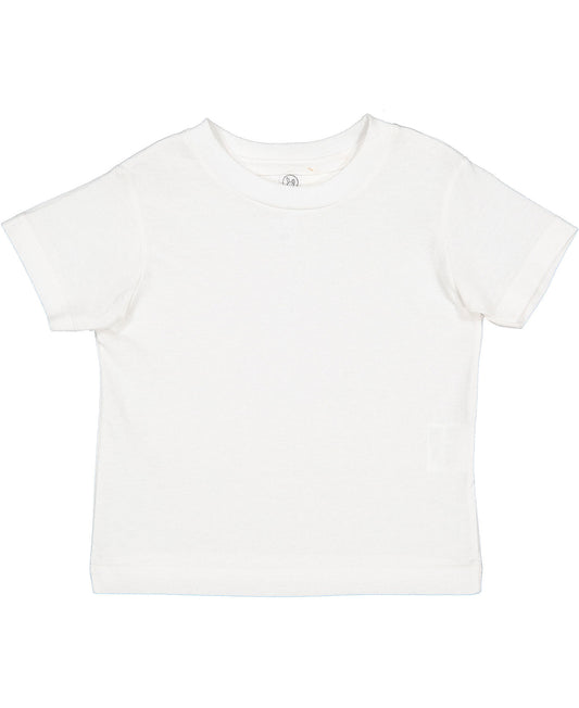 Rabbit Skins Fine Jersey Toddler Tee - White