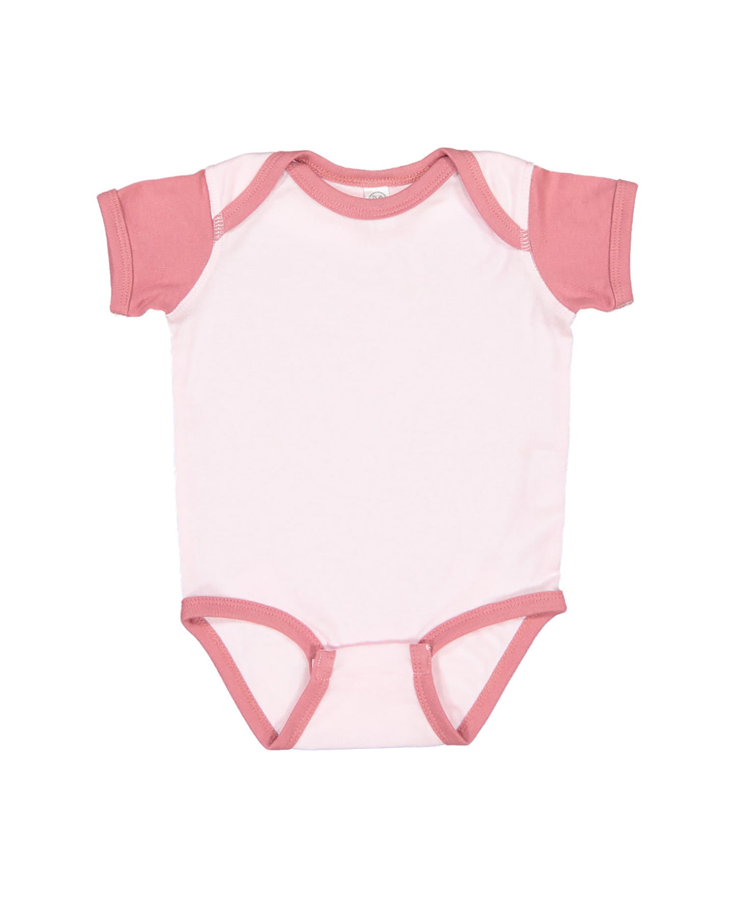 Short Sleeve Onesie - Ballerina/Mauve