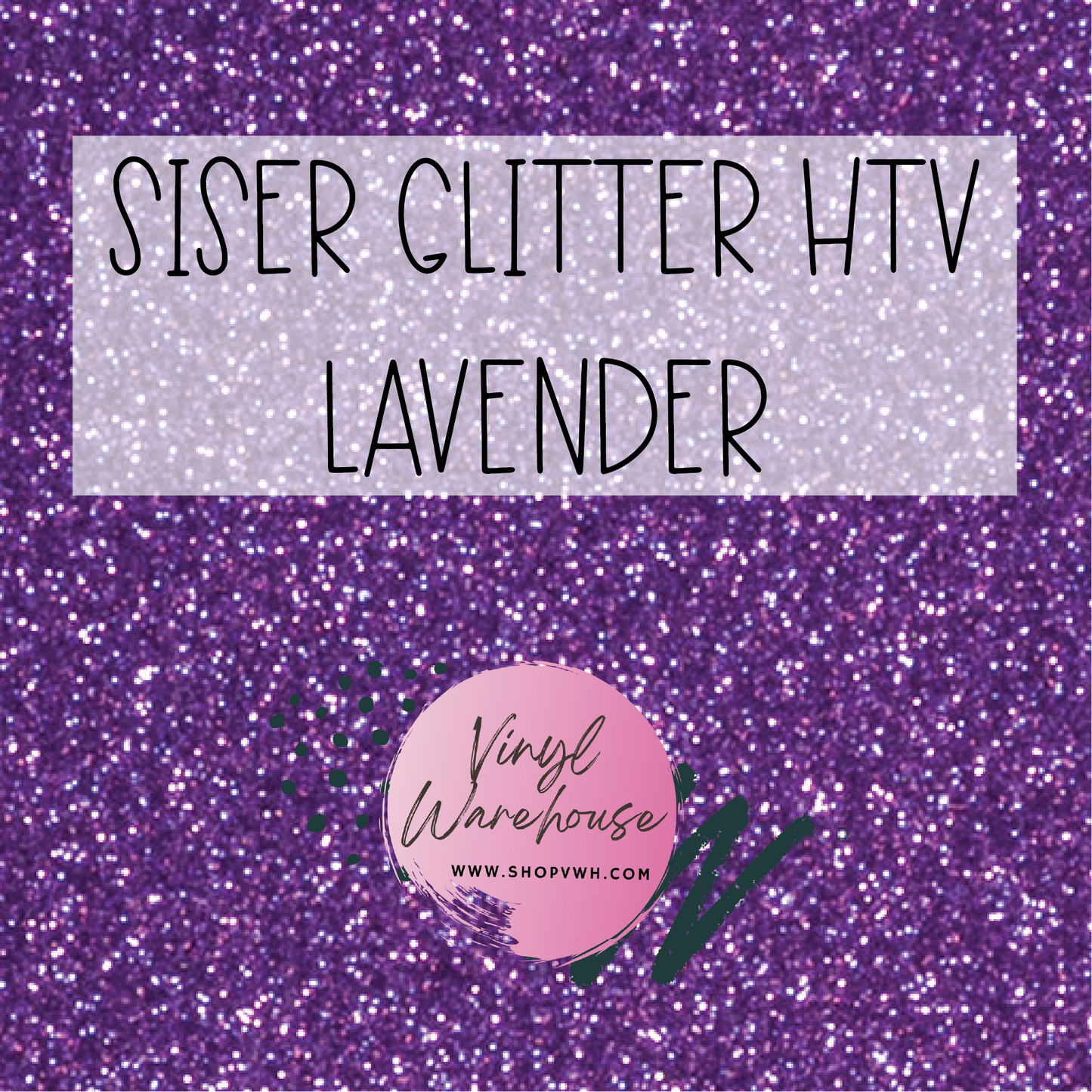 Siser EasyWeed Glitter HTV - Lavender