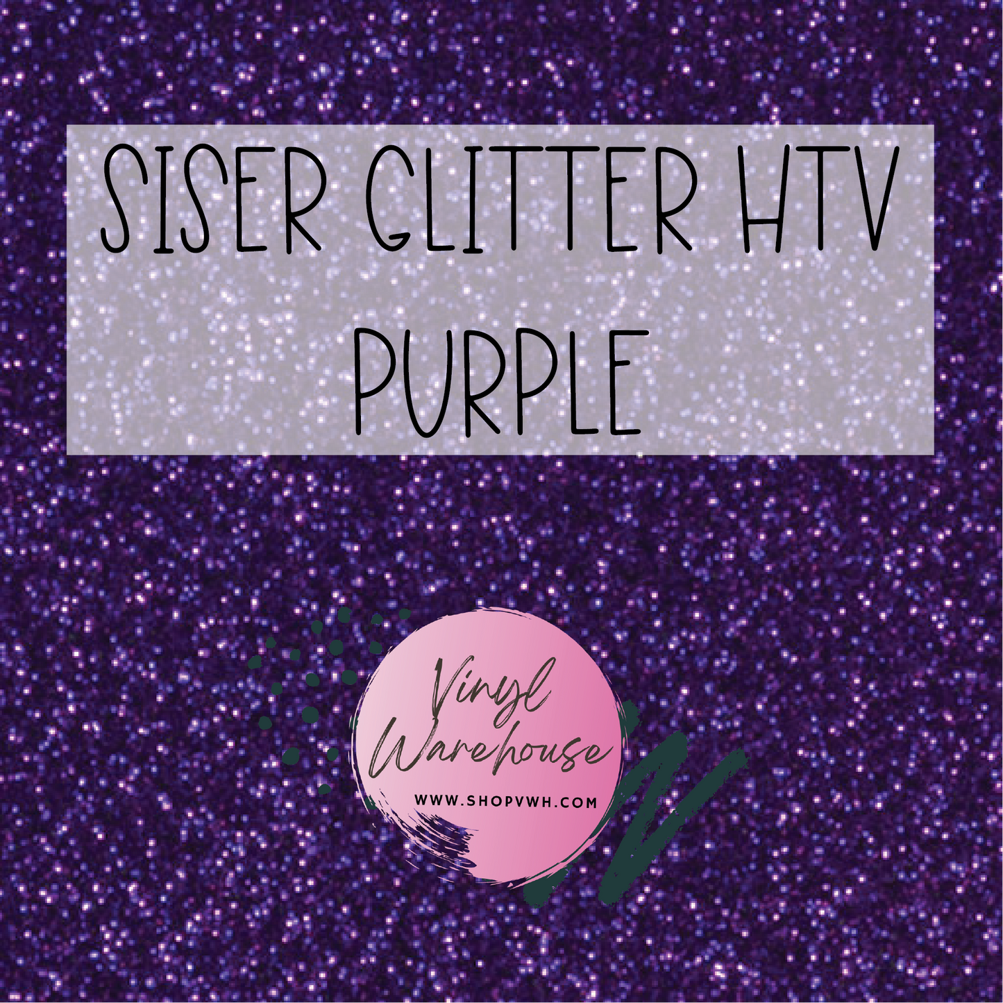 Siser EasyWeed Glitter HTV - Purple