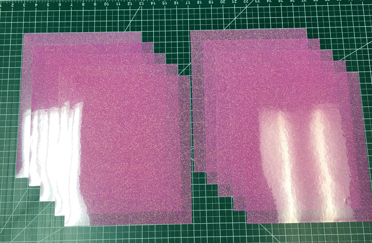 Siser EasyWeed Glitter HTV - Translucent Pink