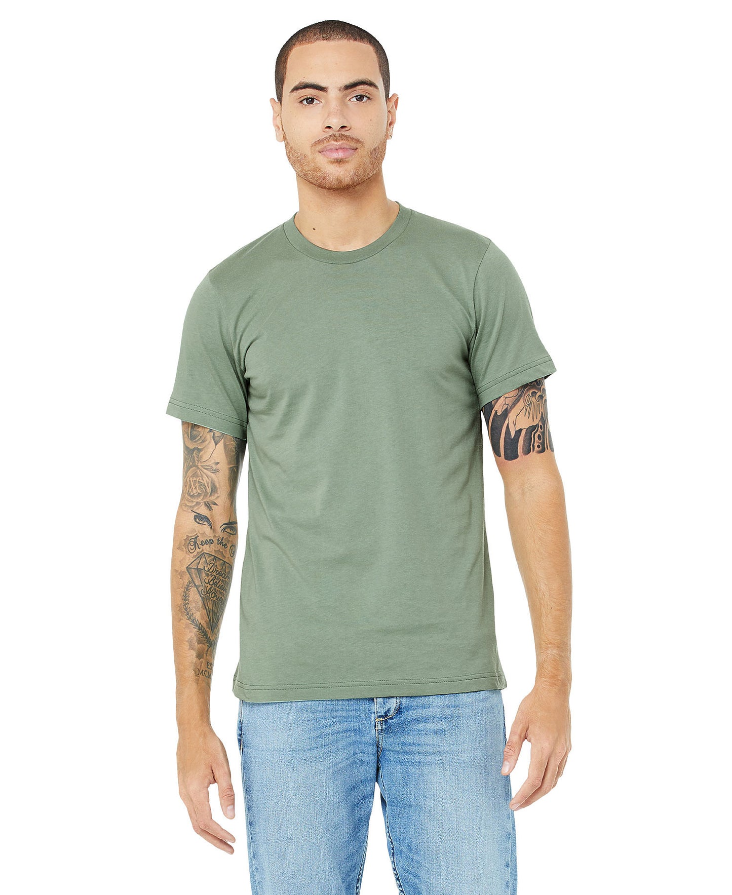 Bella + Canvas Unisex Crew Tee - Sage