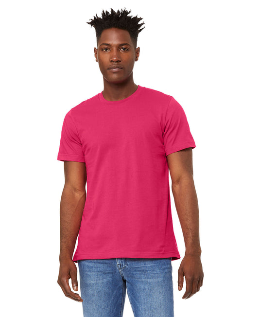 Bella + Canvas Unisex Crew Tee - Fuchsia