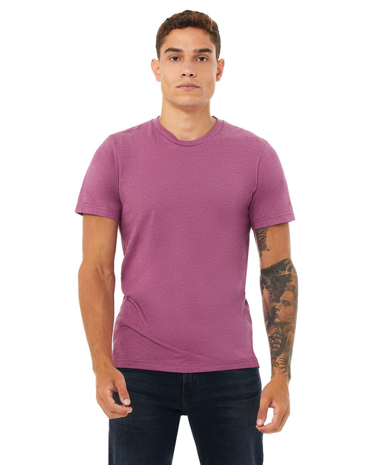 Bella + Canvas Unisex Crew Tee - Heather Magenta