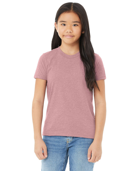 Bella + Canvas Youth Tee - Heather Orchid