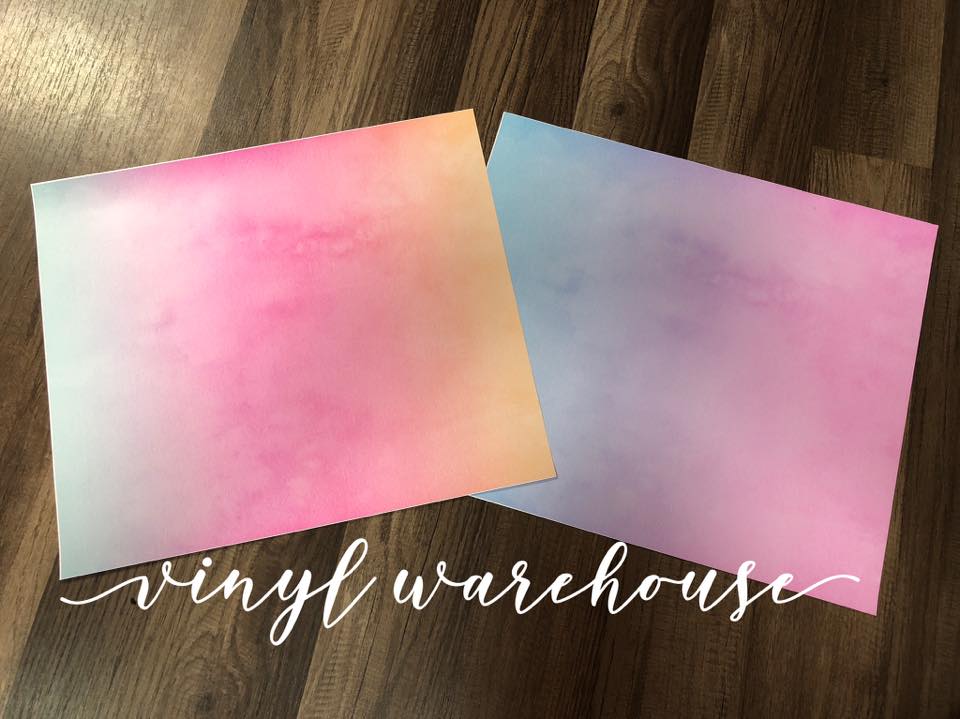 Gradient Watercolor - Printed HTV