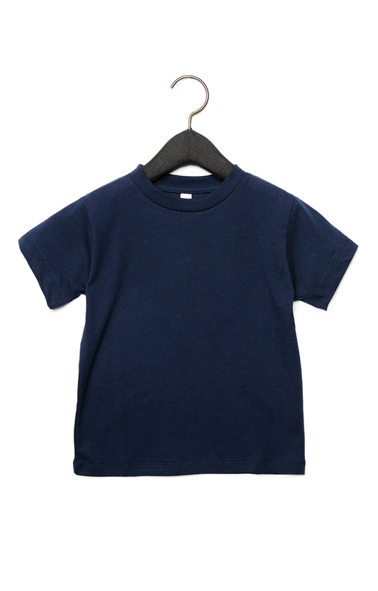 Bella + Canvas Toddler Jersey Short Sleeve Tee - Navy