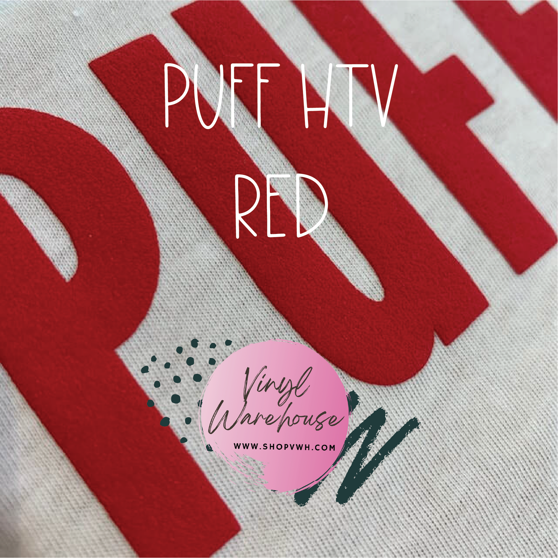 1045 Red Puff Vinyl T-shirt/Sweatshirt